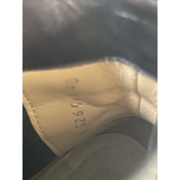 CHANEL Black Cap Toe Ankle Boots Size 40 US 9 Stretch Panel CC Logo - Picture 4 of 7